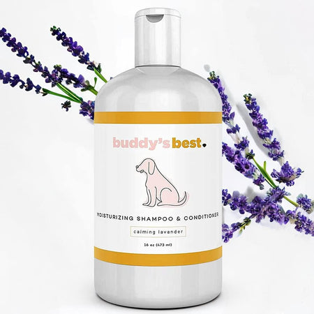, Dog Shampoo and Conditioner in One - Hypoallergenic, Oatmeal Shampoo for Dogs with Sensitive Skin - Moisturizing Dog Wash