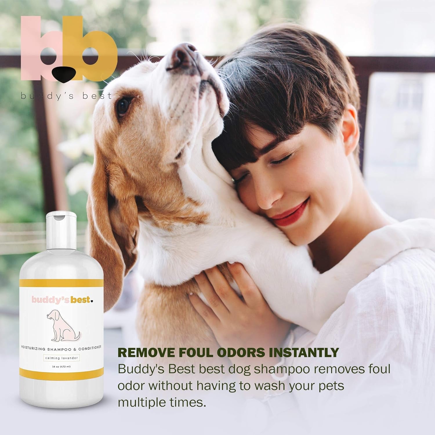 , Dog Shampoo and Conditioner in One - Hypoallergenic, Oatmeal Shampoo for Dogs with Sensitive Skin - Moisturizing Dog Wash