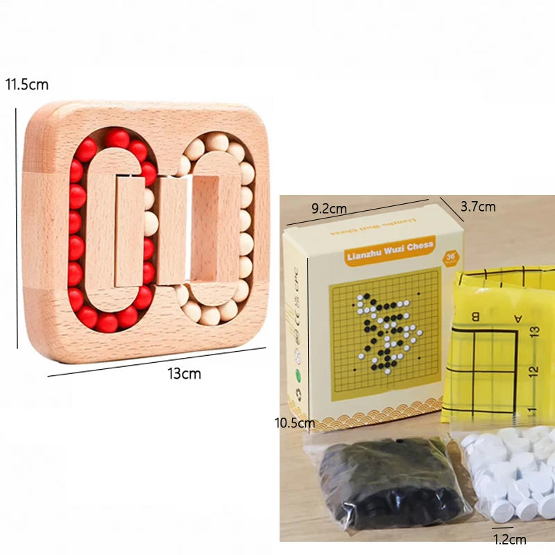 BrainyPlay™ Wooden Puzzle Ball – Unlock Fun, Build Smarter Minds!