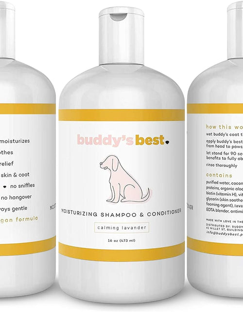 Load image into Gallery viewer, , Dog Shampoo and Conditioner in One - Hypoallergenic, Oatmeal Shampoo for Dogs with Sensitive Skin - Moisturizing Dog Wash
