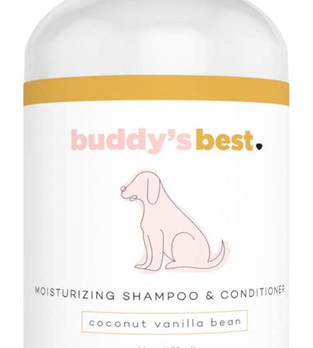 , Dog Shampoo and Conditioner in One - Hypoallergenic, Oatmeal Shampoo for Dogs with Sensitive Skin - Moisturizing Dog Wash