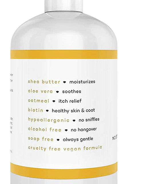 Load image into Gallery viewer, , Dog Shampoo and Conditioner in One - Hypoallergenic, Oatmeal Shampoo for Dogs with Sensitive Skin - Moisturizing Dog Wash
